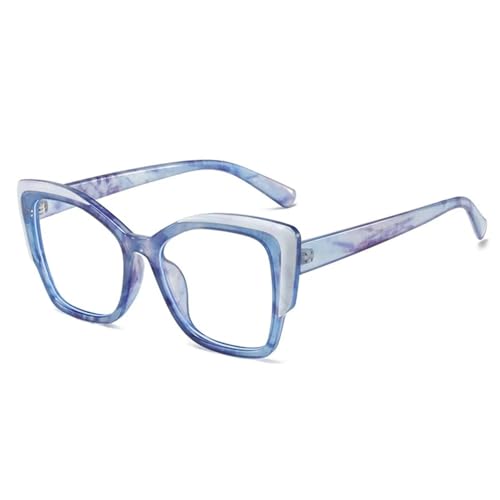 Lunettes œil de chat avec monture transparente rétro et verres colorés pastel