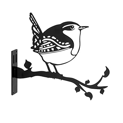 Garten Ornament Statuen, Metall Vogel Silhouette Figur Cover