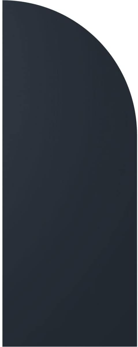 Ekena Millwork ARW101BQ621X60OBH Americraft Six 2 Exterior Real Wood Joined Board-n-Batten Shutters w/Arch Top (Per Pair), 60-in. H, Starless Night Blue
