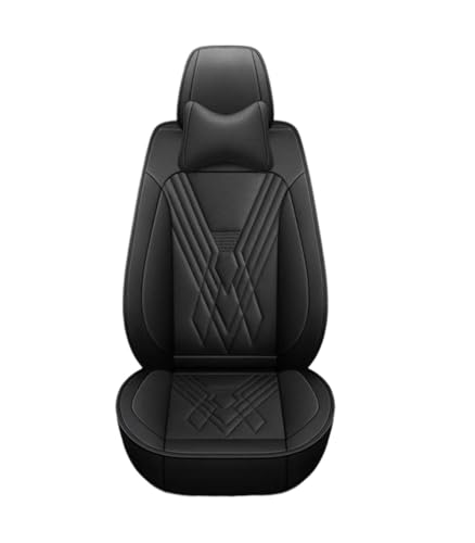Housse de siège voiture en cuir noir pour Kia Niro K5 K3 et Carens