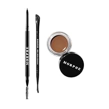 Morphe High Archiever Everyday Essentials Brow Kit - Precision Micro Eyebrow Pencil, Tinted Sculpting Brow Wax & 3-in-1 Brush for Shaping, Filling & Defining - Biscotti 3 Count
