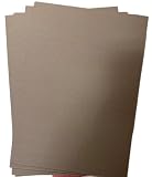 "Acryls UK | Graupappe im A3-Format, 10 Stück, 1500 Mikron, 945 g/m², stabile Kartonbögen für Bastel- und DIY-Projekte, Harte Rückseite für Montagearbeiten