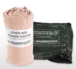 Abdominal Stump Emergency Trauma Dressing ETD NAR Sterile Medical Bandage Pad for Large Wounds (30-0012)