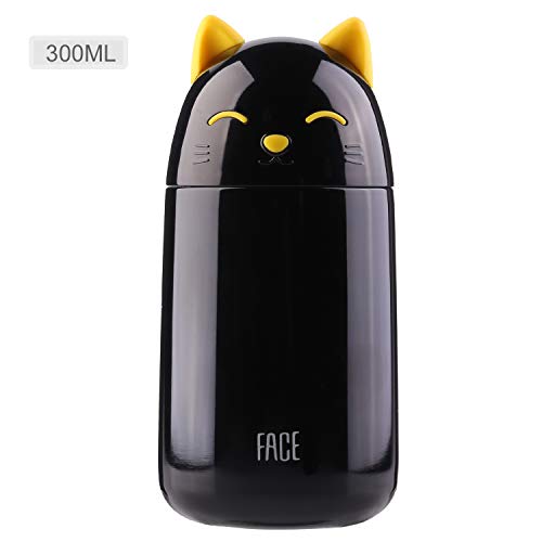 FACE Cute Water Bottle for School Vacuum Insulated Stainless Steel Thermal Flask