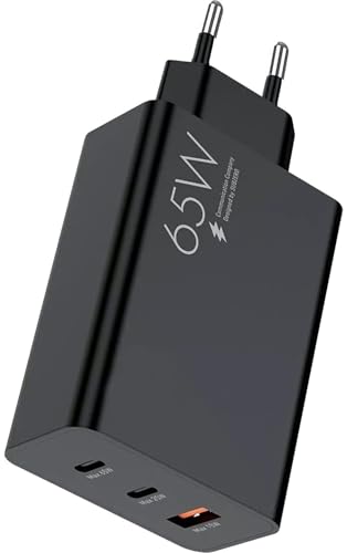 65W PD USB 3-Girişli Hızlı Şarj Başlığı; iPad Pro Air 4 11 12.9 13 Mini 6 7 Air 4 5 ile Uyumlu, Siyah