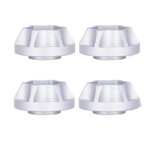 Moyeu Hexagonal RC 18mm Argent pour Jante 2.2 et 1.9 Axial Scx10 Trx4 Capra 1/10