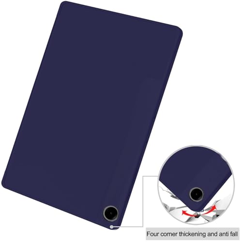 Image of ProElite Cover for Samsung Galaxy Tab A11 Plus 11 inch Case, Soft Flexible Flip Case Cover for Galaxy Tab A11 Plus 11 inch with Pen Holder [Auto Sleep Wake Feature] [Recoil Series] - Dark Blue
