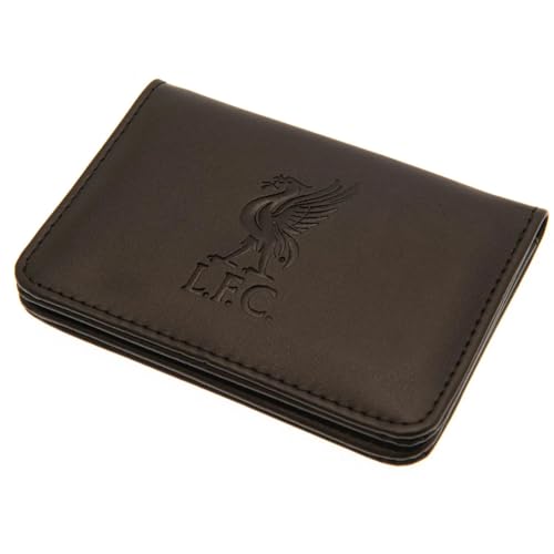 Liverpool FC Official Football Gift Embossed Crest Leather Travel Wallet