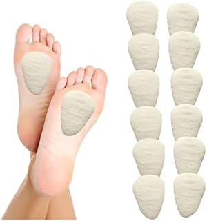 Metatarsal Foot Pain Relief Cushion, Foot Pads and Shoe Inserts Orthotics for Metatarsalgia Topical Pain Relief, Ball of Foot Cushion and Insoles for Morton's Neuroma, Medium Metatarsal Pads by Hapad