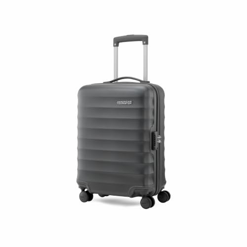 American Tourister Barcelona | Cabin Trolley Bag (55 cm) | 360° 8 Wheel Travel Luggage | Hard Case Polycarbonate Suitcase | Mounted Combination Lock |