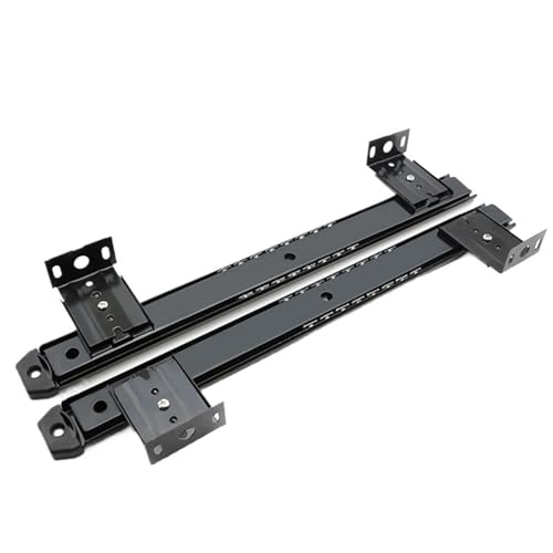 Guide de bureau d'ordinateur 27mm avec rail coulissant à billes pour tiroir clavier - 4