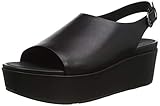 fitflop sale nederland FITFLOP Sandals Fitflop Damen Eloise Back-Strap Leather Wedges Plateau Sandalen, Schwarz (All Black 090), 37 EU
