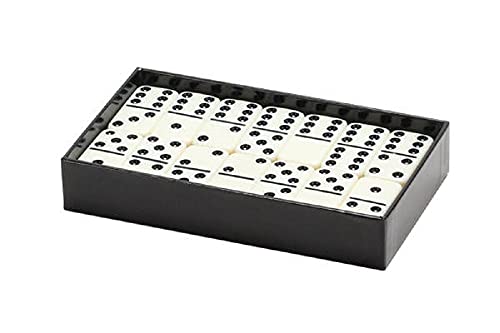 Juego de Dominos Double 6 en Estuche de Vinilo Multicolor