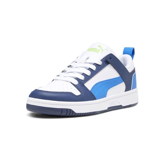 PUMA Kids Boys Rebound Layup Lo Lace Up Sneakers Shoes Casual - White2