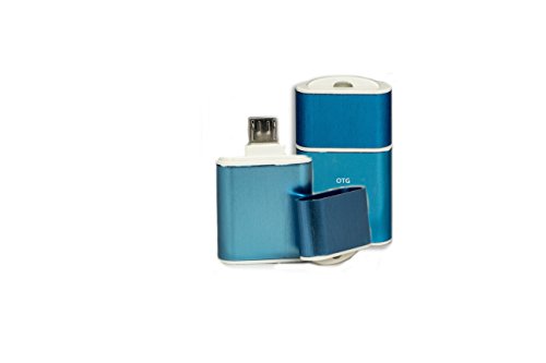 King of Flash OTG Micro USB microSD/SDHC T-Flash Memory Card Reader Writer for Compatible Smartphone Mobile Phone Tablets