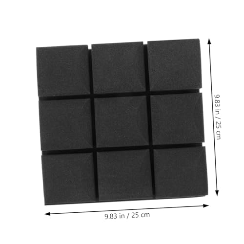 GALPADA 4 Piezas Paneles Acústicos Aislantes de Pared de Espuma de Alta Densidad para Reducción de Ruido Fácil Instalación para Estudios y Habitaciones miniatura 2