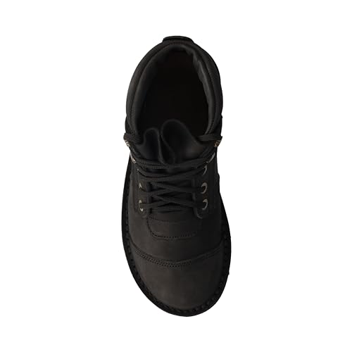 Image of JIM GREEN Men's Barefoot African Ranger Boots Lace-Up Water Resistant Full Grain Leather Work or Hiking Boot