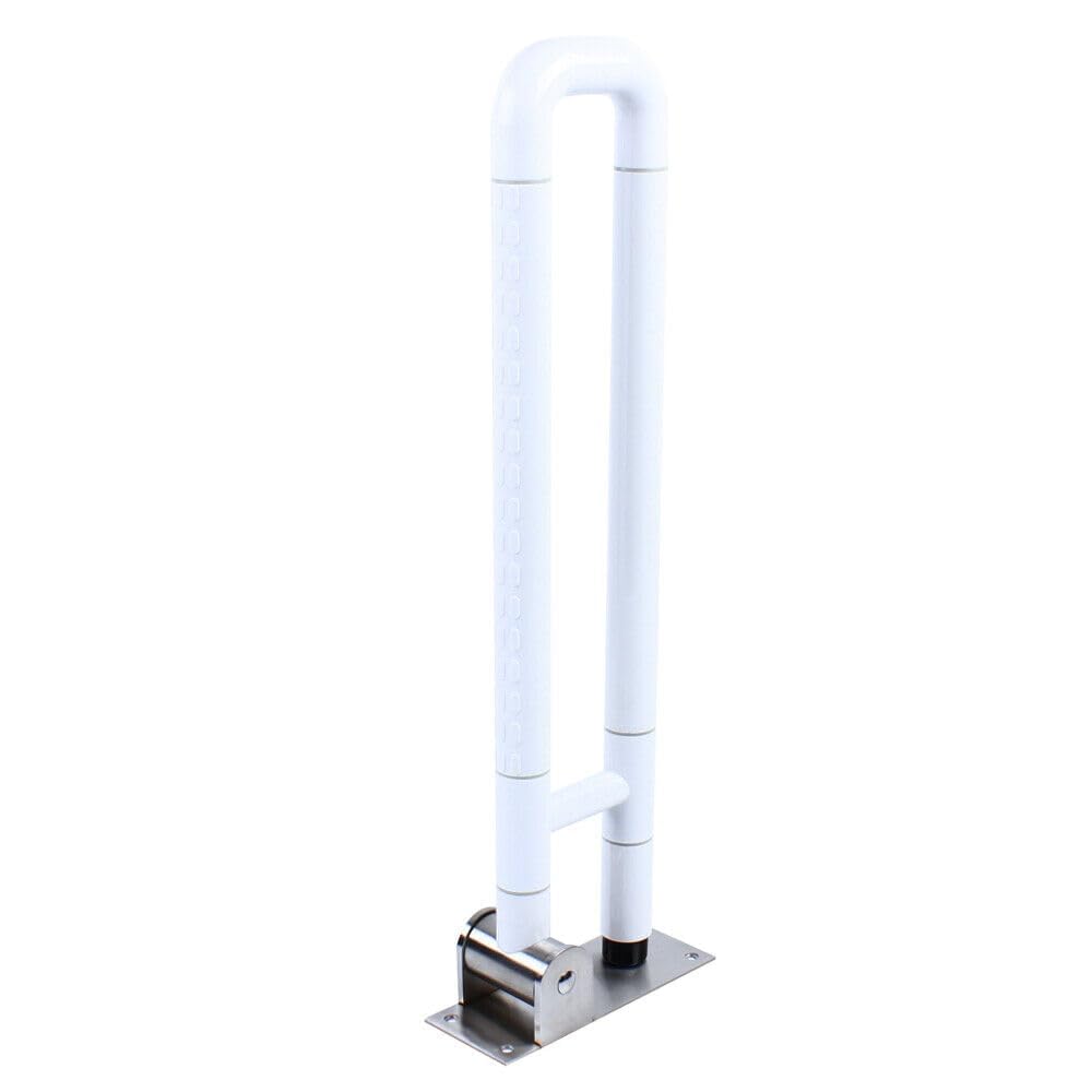 Soporte para levantar el inodoro, aseo, mango plegable plegable de apoyo, montaje en pared, acero inoxidable, 250 kg, dispositivo de ayuda para levantarse para discapacitados para baños