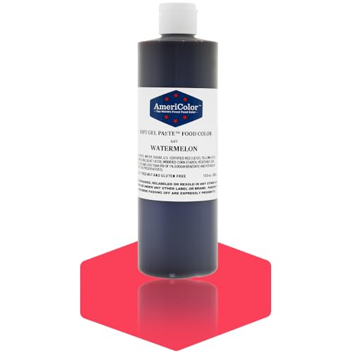 AmeriColor Food Coloring, Watermelon Soft Gel Paste, 13.5 Ounce