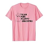 Team Pink Fluffy Unicorn T-Shirt