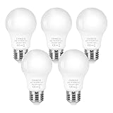 🔺[Iluminación perfecta] - Encendido instantáneo y sin parpadeos, emite una luz blanca fría y cómoda de 550 lm, eficiencia energética A +. Las bombillas LED le brindan una experiencia de iluminación interior perfecta.