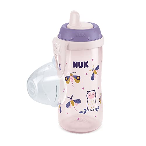 NUK Copo Antivazamento Kiddy Cup Brilha No Escuro 300Ml - Rosa