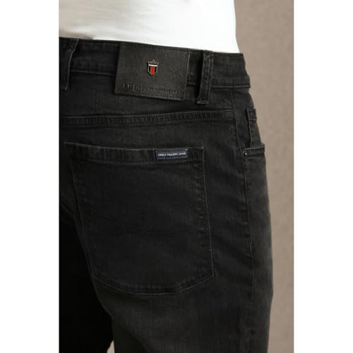 Image of Louis Philippe Men's Smart Fit Stretch Fabric for Comfort Premium Wash Aesthetic Authentic Twill and Durable Jeans