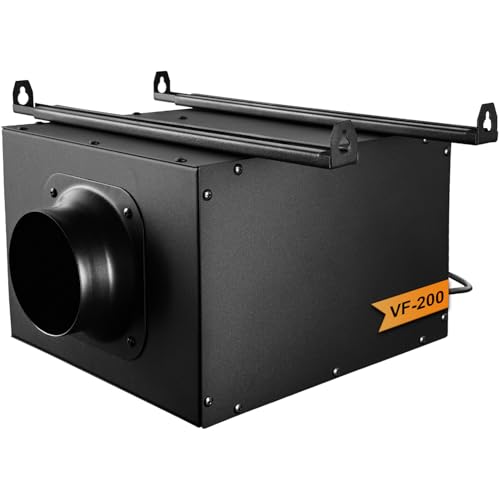 MIDCVFRUN 2 Speed 200CFM|130CFM Adjustable Ultra Quiet Inline Bathroom Exhaust Fan, Ventilation Fan...