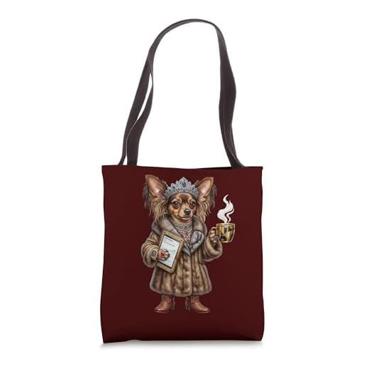 Russian Russkiy Toy Terrier Bitch as Oligarch Wife Tote Bag
