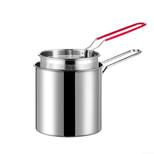 Mini friteuse en acier inoxydable 304 avec long manche pour la cuisine