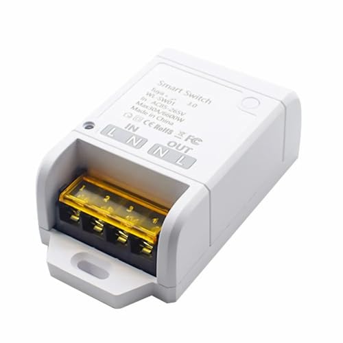 Image of Protium 30A Smart Wireless WIFI with RF Switch Compatible with Alexa, Google home and Smart life app, White (Wifi Router /Hotspot Required)