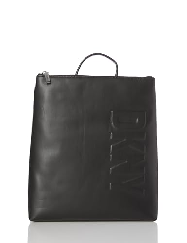 DKNY Women's Tinsley Backpack, Black/Silver, One Size