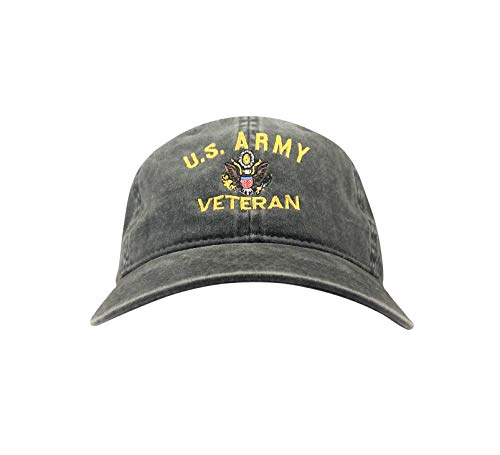 Don't Thread On Me D.T.O.M. US Army Veteran Dad Hat (Black)