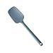 MASTRAD - Spatule - Cuillère - Préparation Cuisson Mélanger - Unibloc - En Silicone - Ne Raye Pas Les Casseroles - Gris