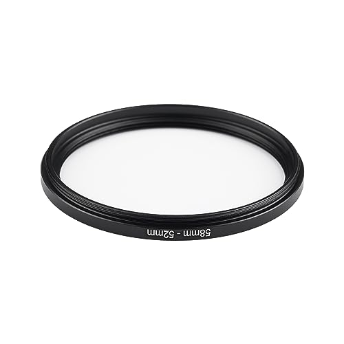 Anillo adaptador de filtro step-down de 58 mm a 52 mm, para lentes de cámara y accesorios UV, ND, CPL de todas las marcas, fabricado en aluminio anodizado miniatura 3