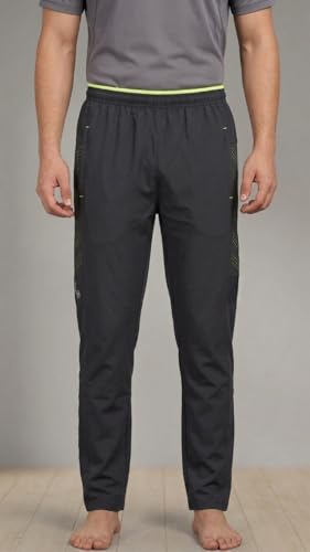 Image of Prince Sports Men's Chevron Pattern Track Pant | Sports, Gym & Casual Wear Lower for Men