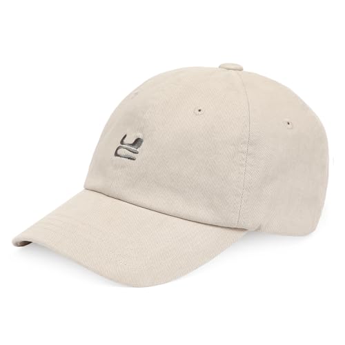 Chapeau classique coton délavé de production coréenne avec logo brodé - 2