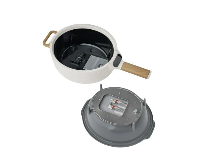 Pioneer Woman 3.5L Electric Skillet, Linen Speckle – Non-Stick Cooking Surface, Adjustable Temperature, Versatile Kitchen Appliance