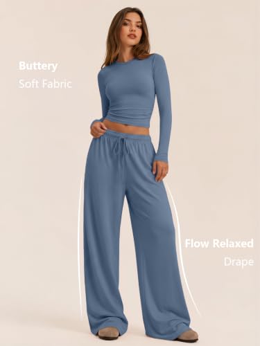 Image of Trendy Queen Women's 2 Piece 2026 Fall Fashion Lounge Set with Pockets