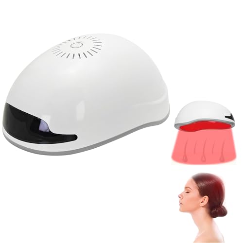 Casque de repousse cheveux sans fil à utiliser à la maison devant la télé