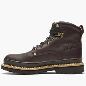 Georgia Boot Men's Georgia Giant Steel Toe Work Boot - MNS 8" Style, Full Grain Leather, Safety Rated
