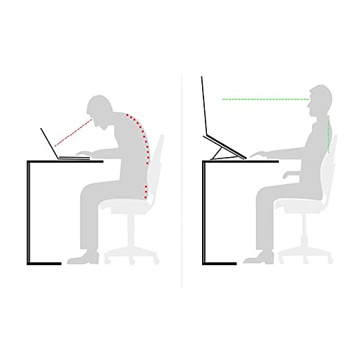 Soporte plegable ajustable para laptop de aluminio miniatura 4
