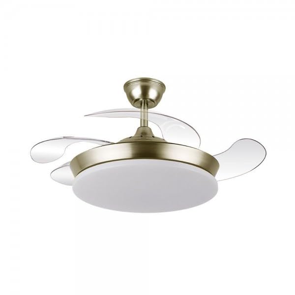 Bilake Ventilador de Techo tridente | Lampara Ventilador de Techo con luz 59W 6980Lm | Mejor Ventilador de Techo 2025 Calidad Precio