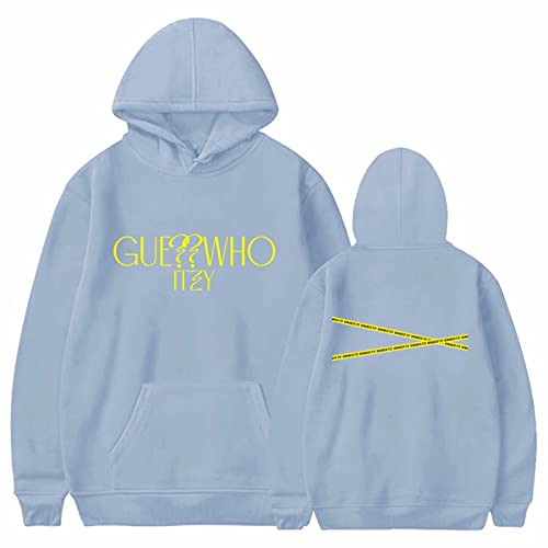 Kpop Itzy Album Guess Who Hoodie Yeji Yuna Chaeryeong Lia Pullover Sweatshirt