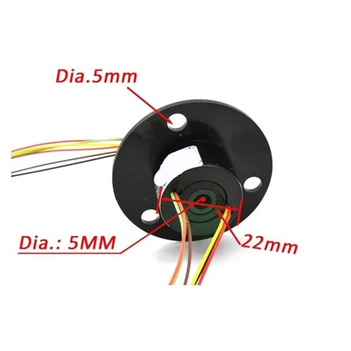 Bague collectrice pour bras robotique et caméra rotative de salon - 6