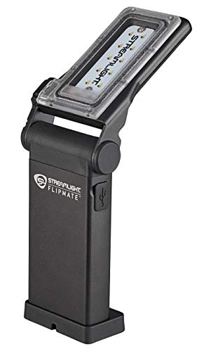 Image of Streamlight 61500 Flipmate 500-Lumen USB Rechargeable Multi-Function Compact Work Light, Black