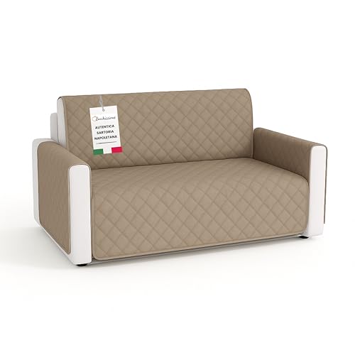 Zucchissime Copridivano 3 Posti con Braccioli Impermeabile e Lavabile | Tessuto Spesso e Morbido, Antiscivolo Naturale | Copridivano Impermeabile Pet-Friendly, Vestibilità Perfetta, Design Elegante