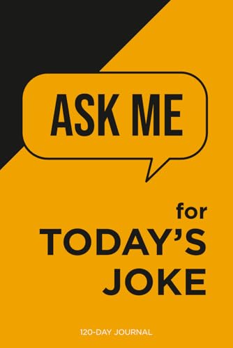 31ymKWYVLJL. SL500 12 Funny Office Desk Items That Make Work More Fun ASK ME FOR TODAY'S JOKE: A Conversation-Starting Journal Packed with Handpicked Jokes