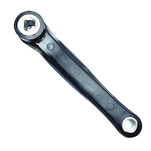 FQSNFNSTY8 Manivela Bicicleta Montaña de 170 mm, Bielas Bicicleta Electrica, Biela Izquierda Bicicleta Cuadrada para Accesorio de reemplazo de Bicicleta Bicicletas de Camino (Negro)