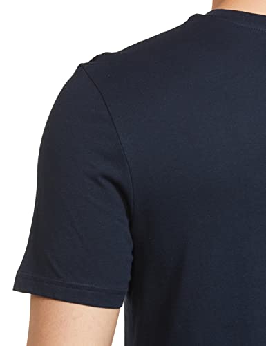 Image of Marks & Spencer Mens Solid Cotton Crew Neck Regular Fit T Shirt